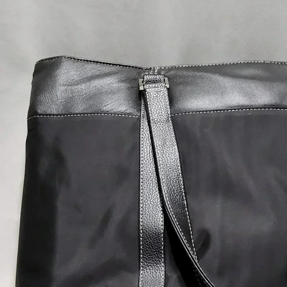 Mobile Edge Ultra Tech Laptop Bag Leather Trim Business Computer Women's Black